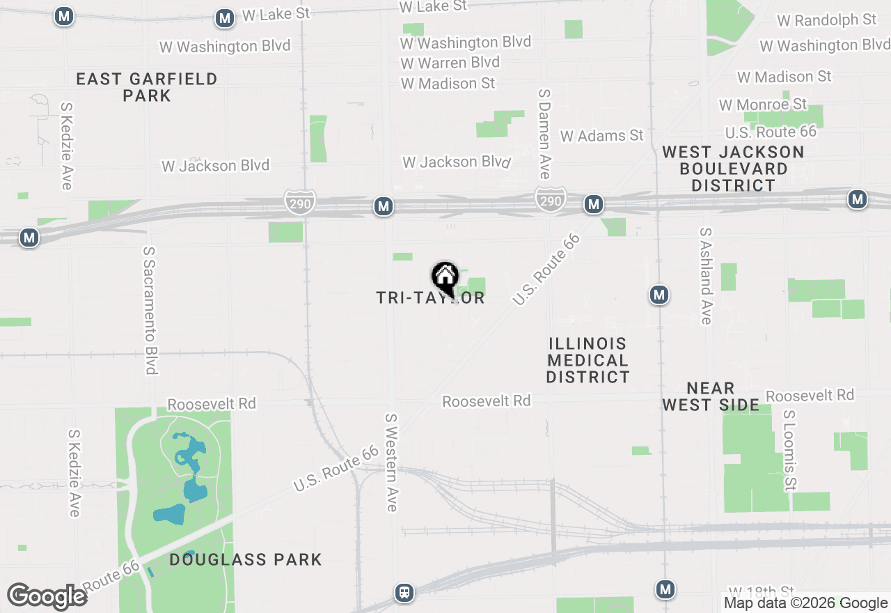 Map of 812 S Bell Avenue, Chicago, IL 60612