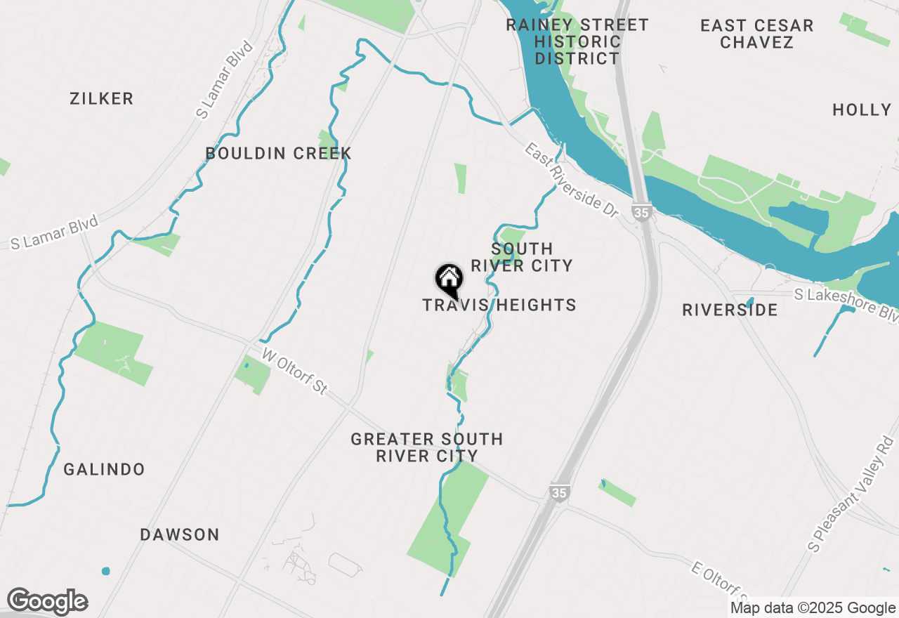 Map of 501 E Mary St, Austin, TX 78704