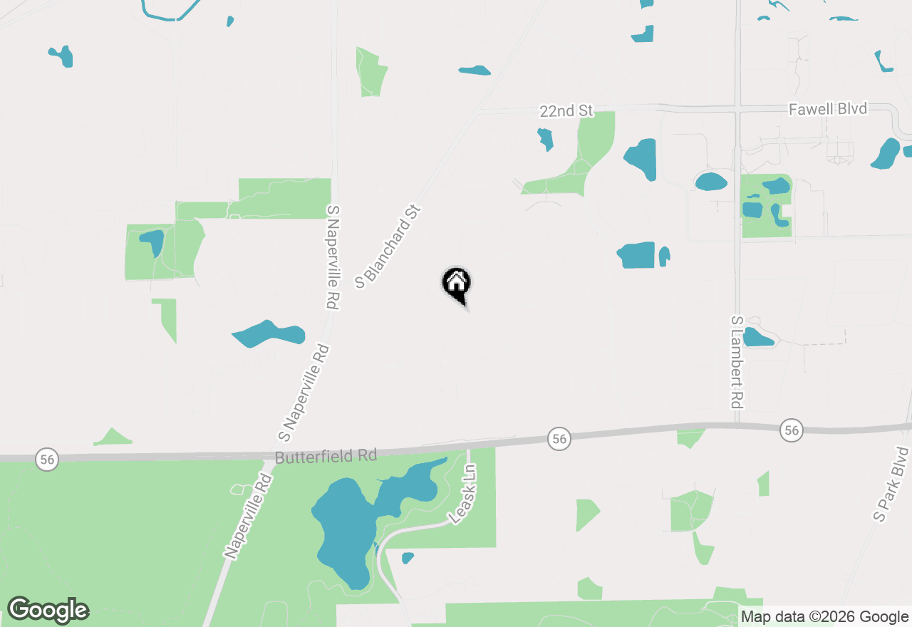 Map of 63 Kensington Circle #107, Wheaton, IL 60189
