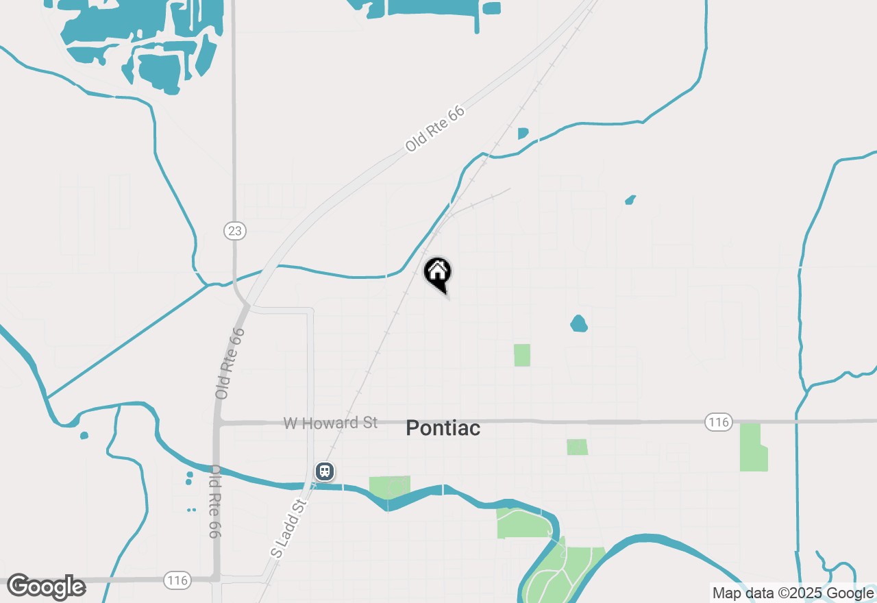 Map of 945 N Mill Street, Pontiac, IL 61764