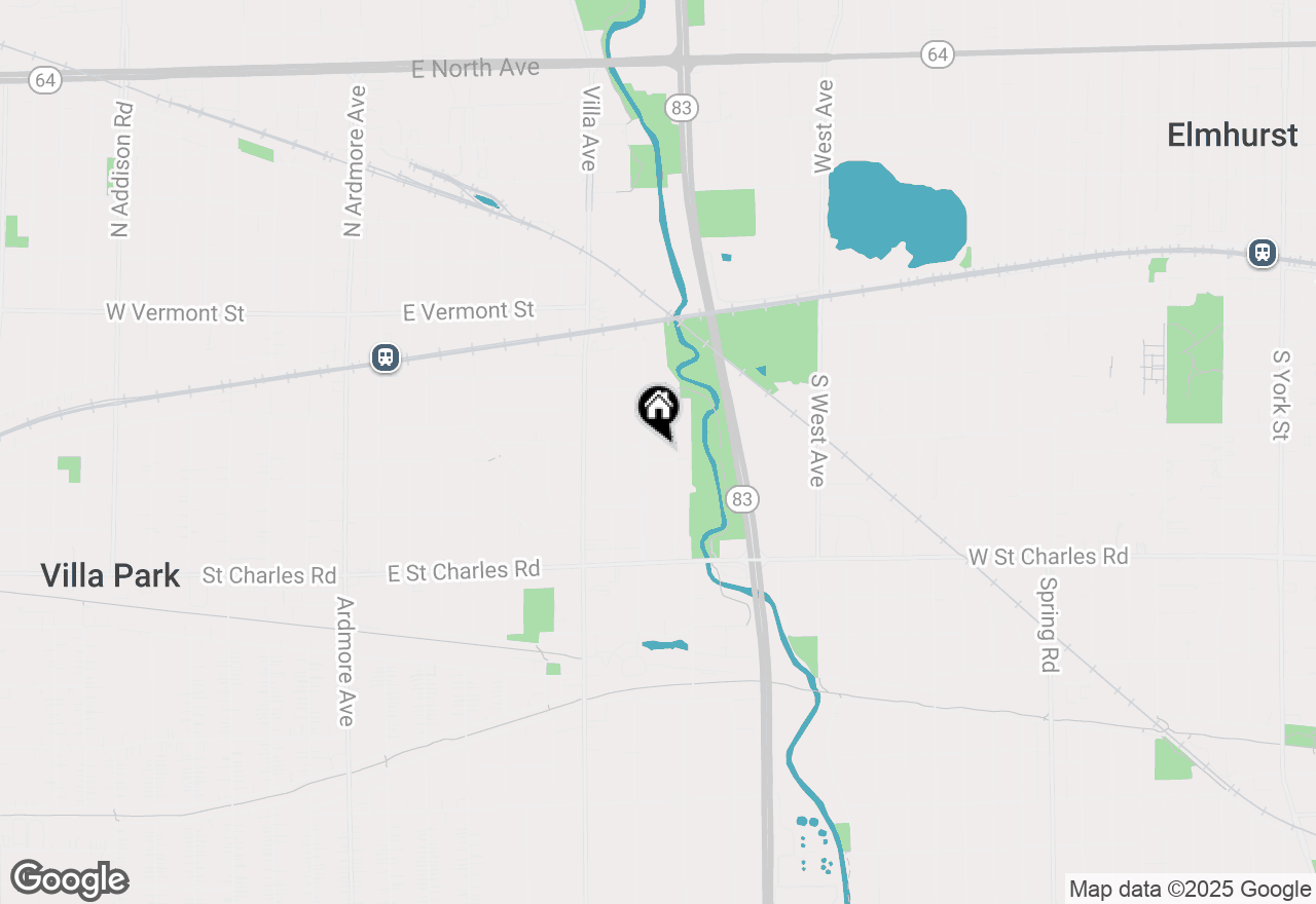 Map of 659 W Albert Street, Elmhurst, IL 60126