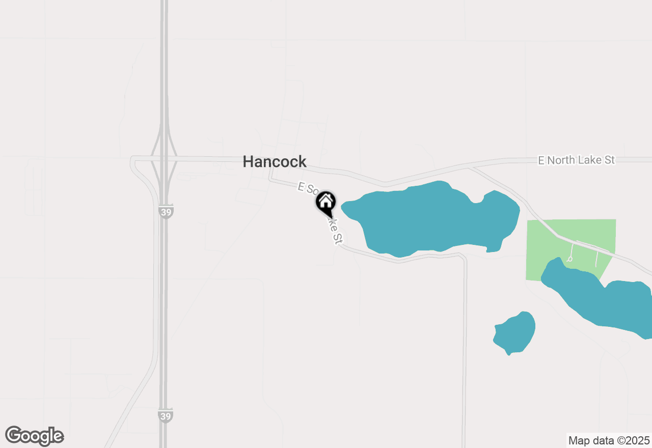Map of 523 E South Lake Street, Hancock, WI 54943