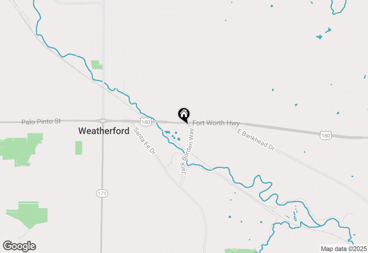 Map of 808 Fort Worth Highway, Weatherford, TX 76086