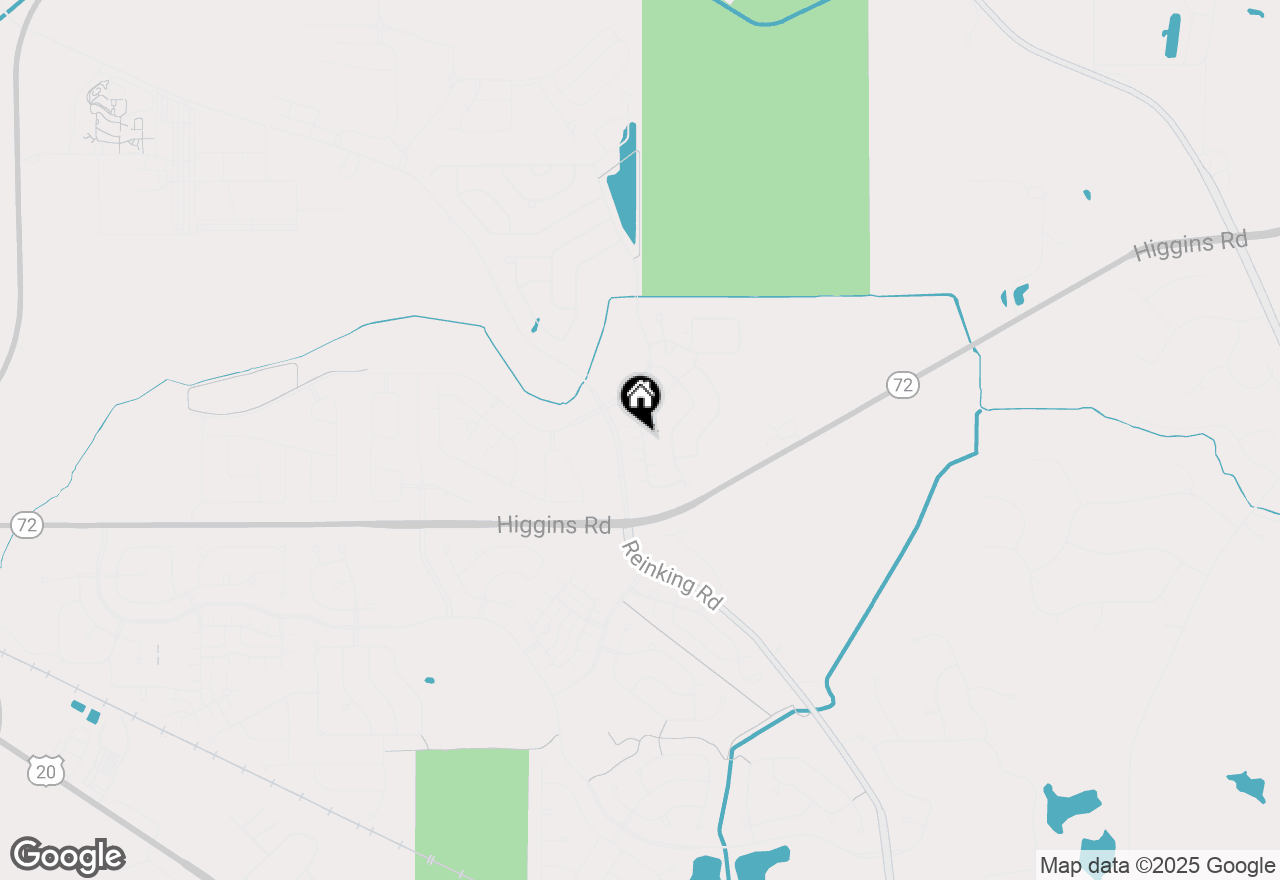 Map of 1664 Hannah Lane #1082, Pingree Grove, IL 60140