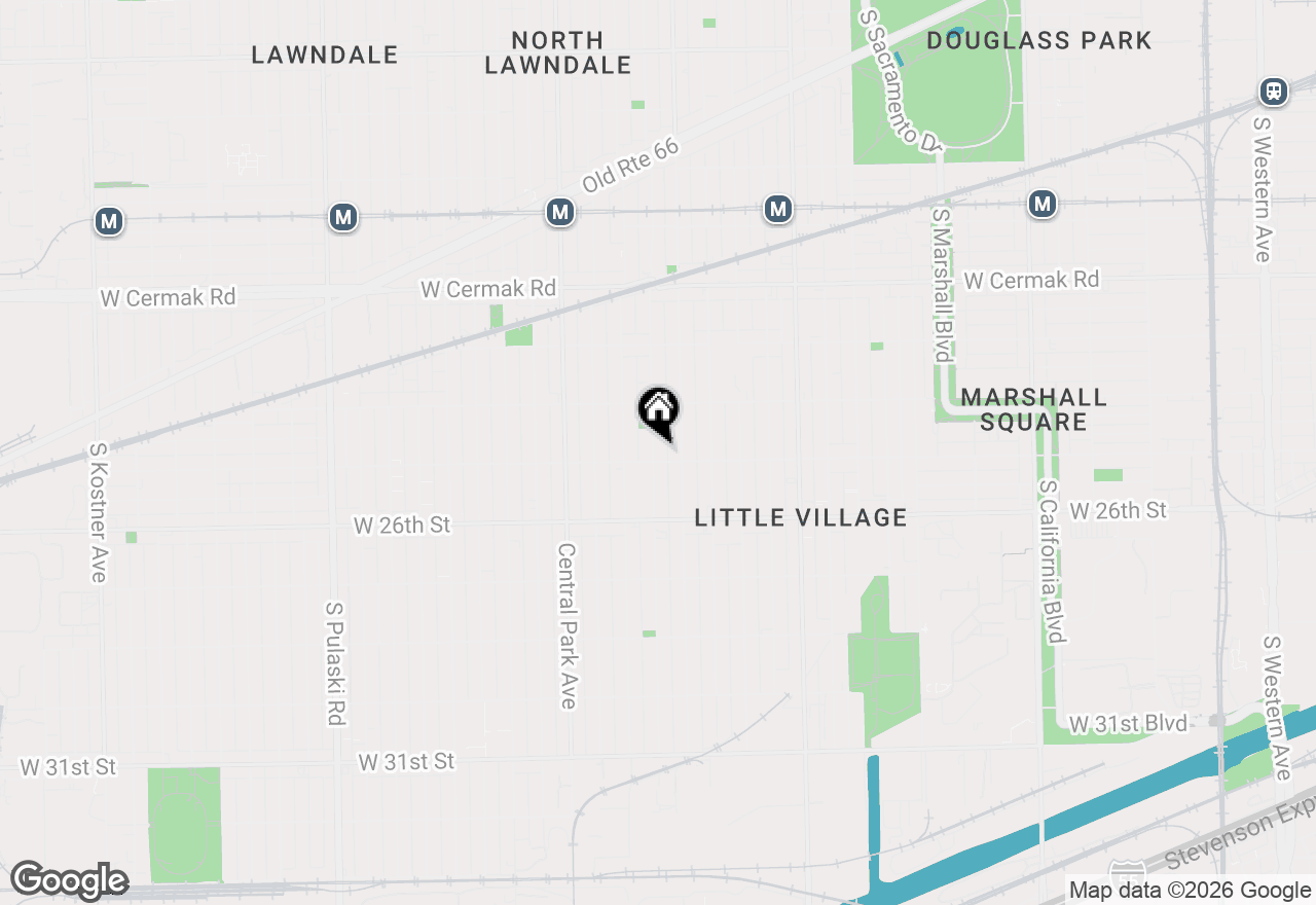 Map of 2453 S Trumbull Avenue, Chicago, IL 60623