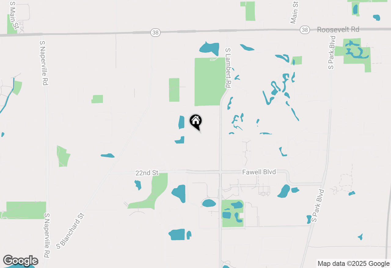 Map of 290 S Ott Avenue, Glen Ellyn, IL 60137