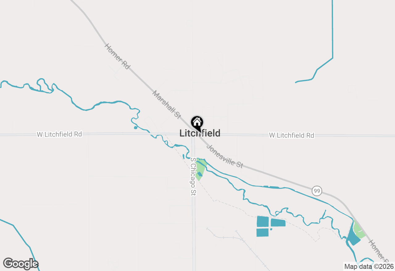 Map of 119 Jonesville Street, Litchfield, MI 49252