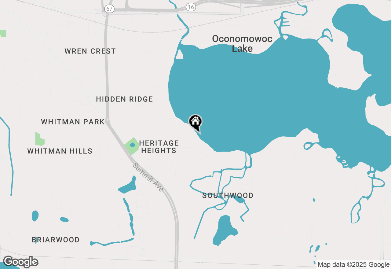 Map of 4138 W Beach Rd, Oconomowoc, WI 53066