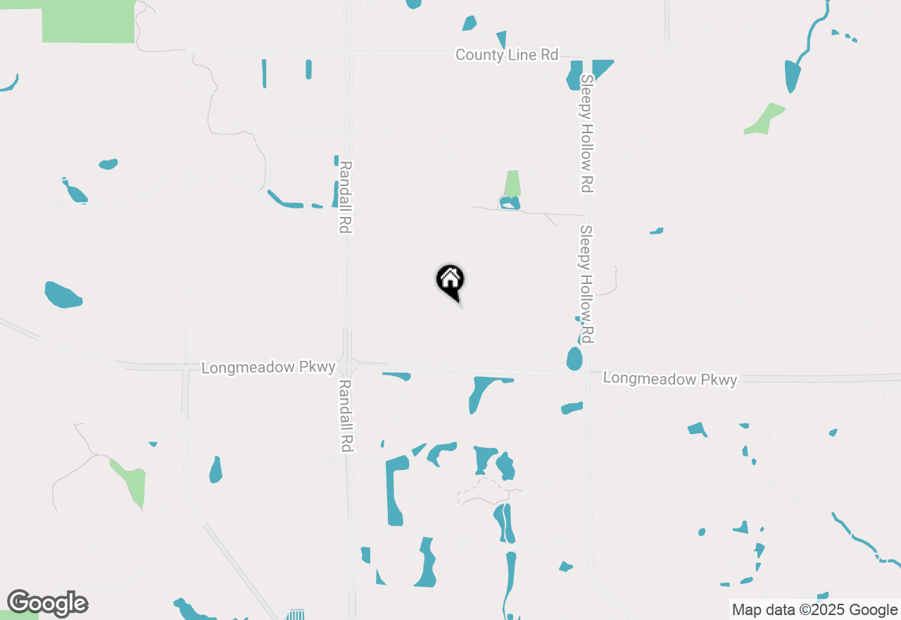 Map of 1245 Glenmont Street, Algonquin, IL 60102