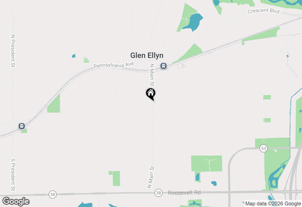 Map of 330 N Main Street, Glen Ellyn, IL 60137