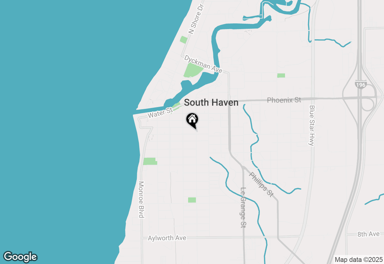 Map of 325 Superior Street, South Haven, MI 49090