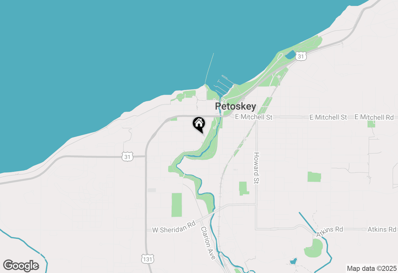 Map of 513 Liberty Street, Petoskey, MI 49770