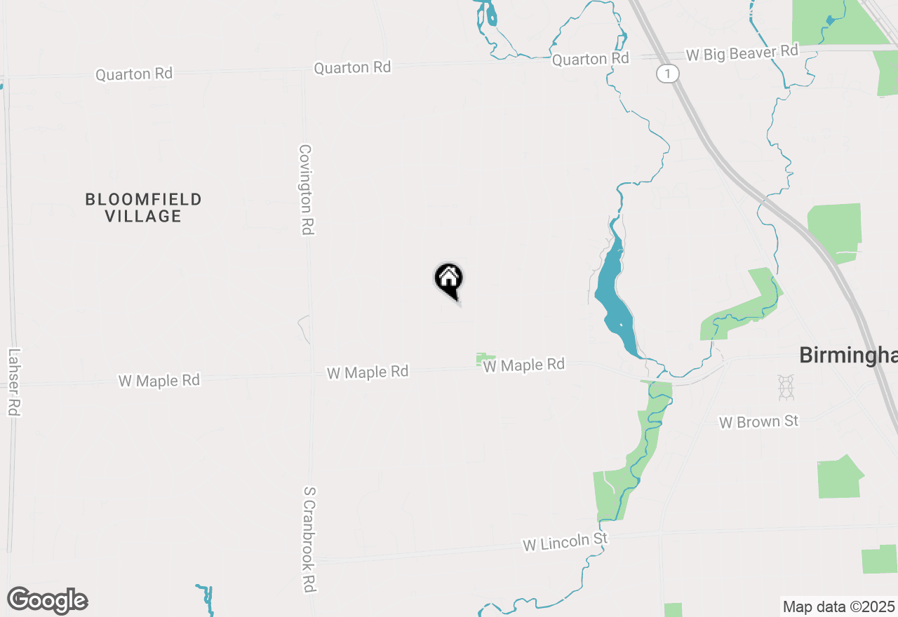 Map of 1875 Winthrop Lane, Birmingham, MI 48009