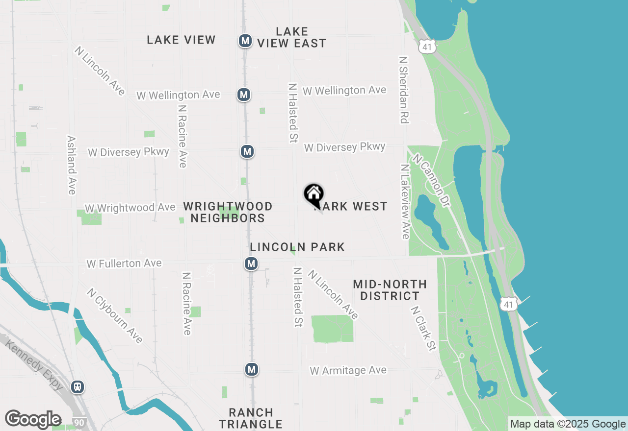 Map of 2535 N Burling Street, Chicago, IL 60614