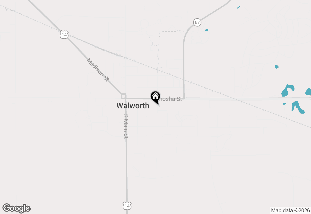 Map of 211 S 5th Ave, Walworth, WI 53184