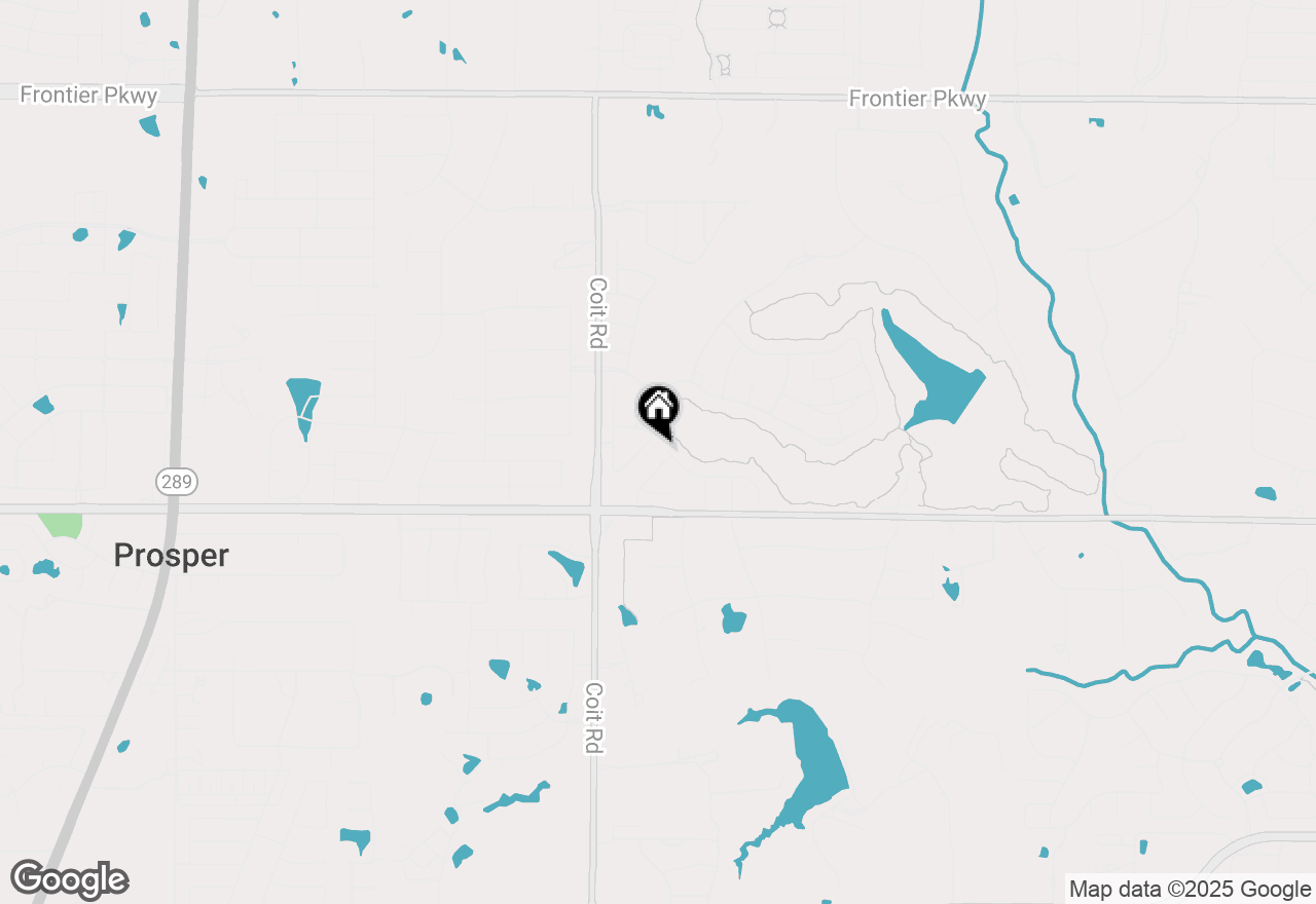 Map of 2610 Meadow Ridge Drive, Prosper, TX 75078
