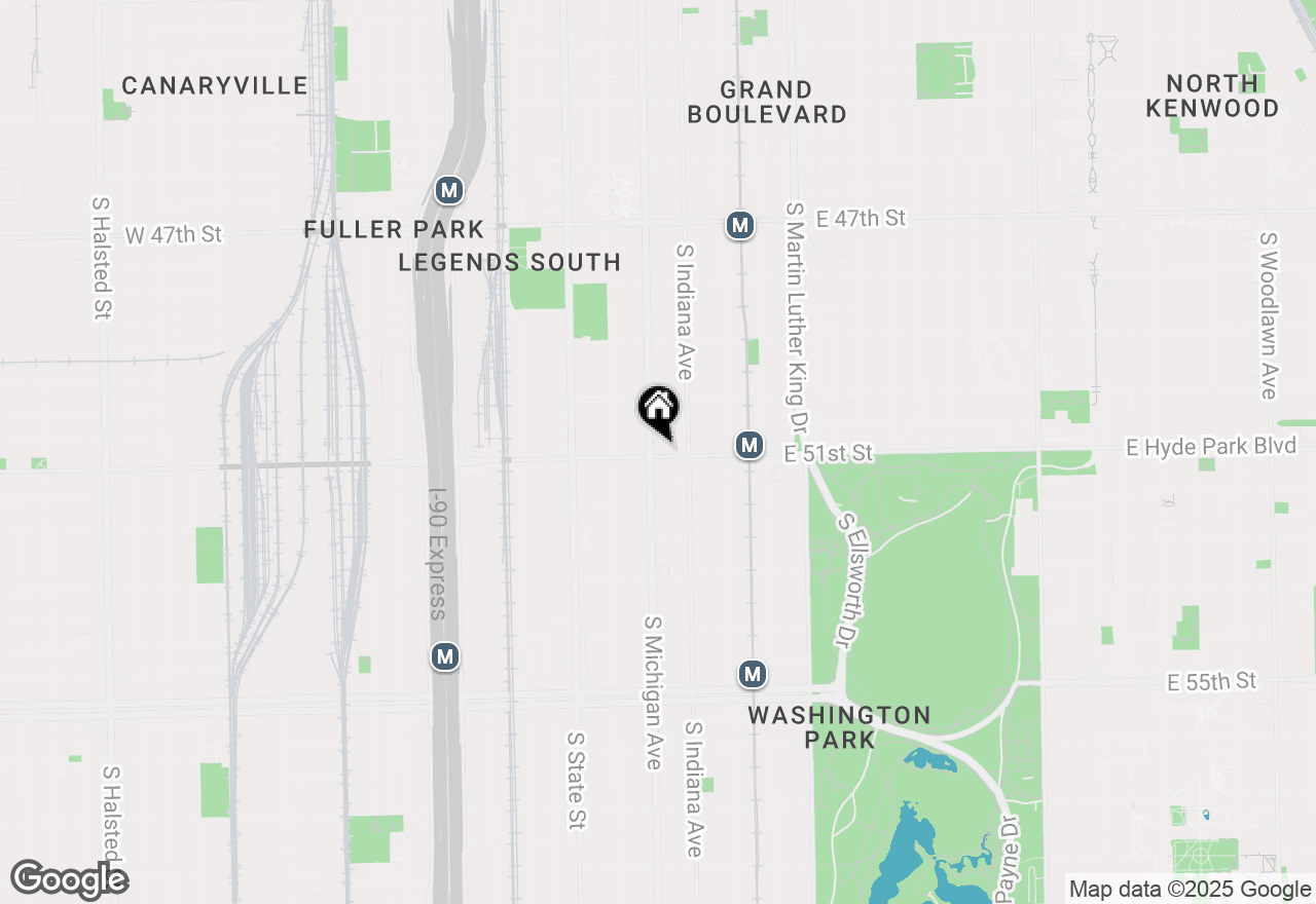 Map of 102 E 51st Street, Chicago, IL 60615