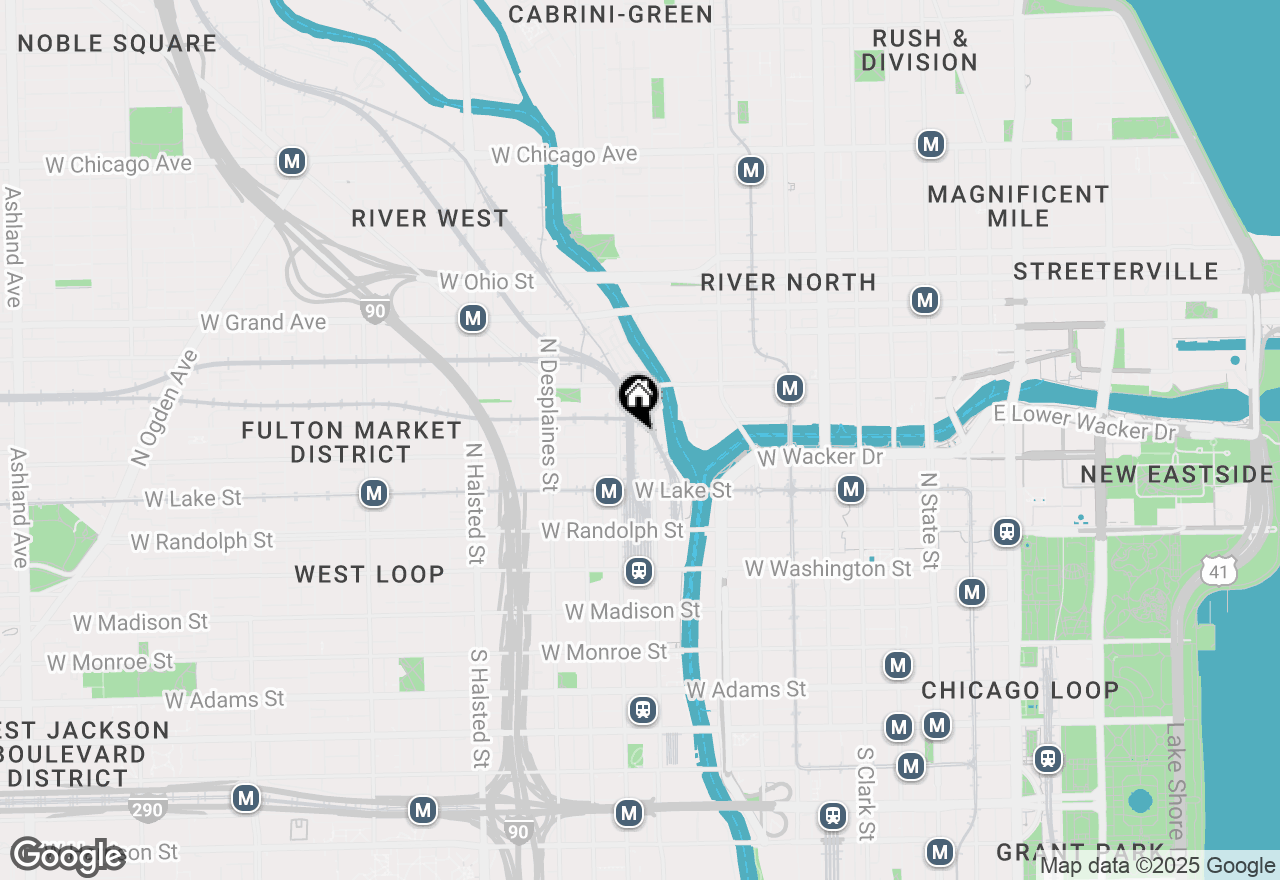 Map of 300 N Canal Street #3604, Chicago, IL 60606