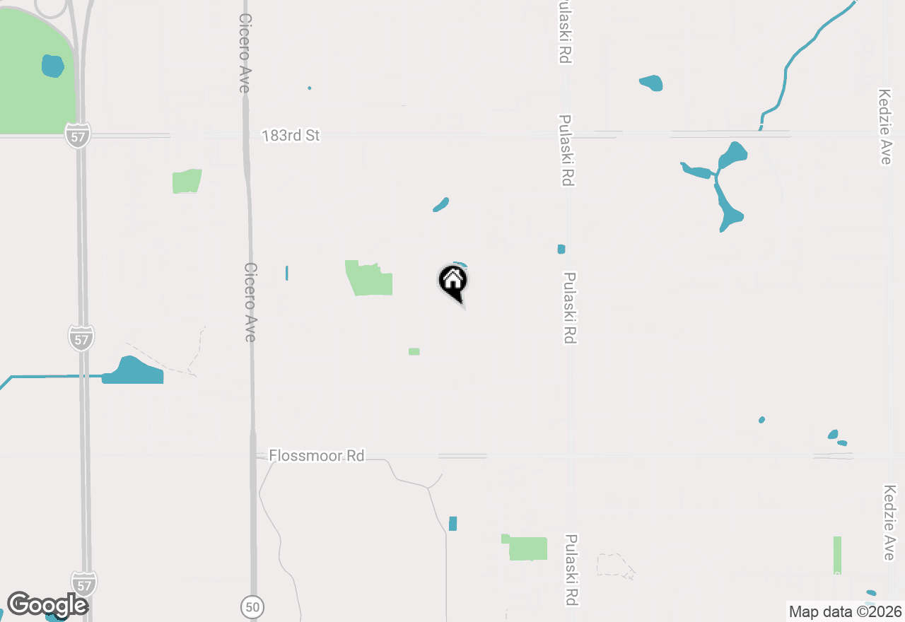 Map of 4280 187th Place, Country Club Hills, IL 60478