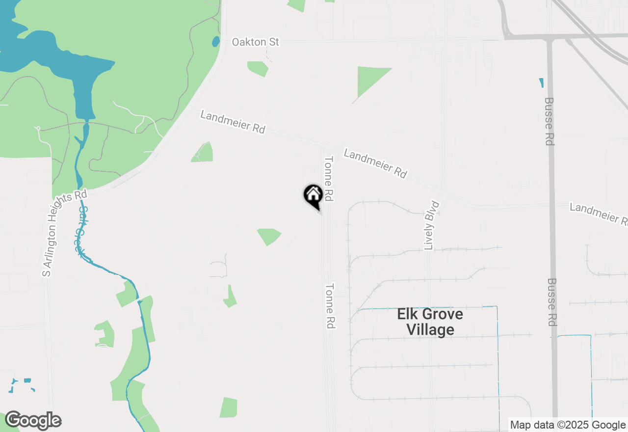 Map of 635 Love Street, Elk Grove Village, IL 60007