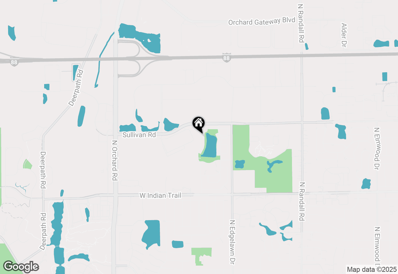 Map of 1538 Elder Drive, Aurora, IL 60506