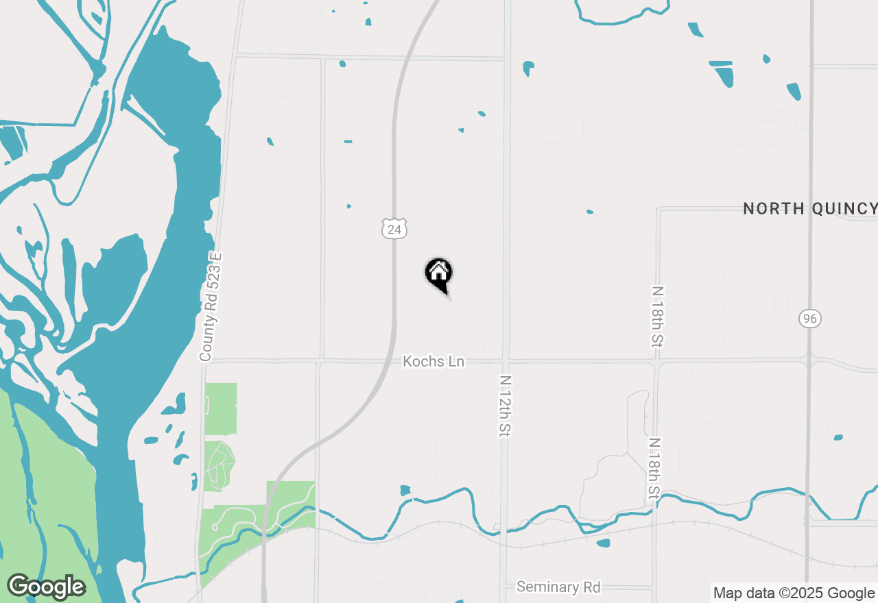 Map of 3014 Riverside Terrace, Quincy, IL 62305