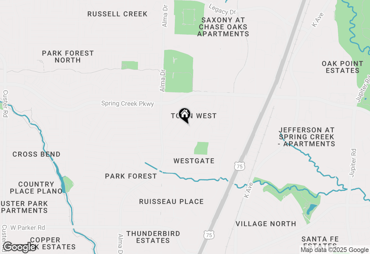 Map of 4029 Lonesome Trail, Plano, TX 75023