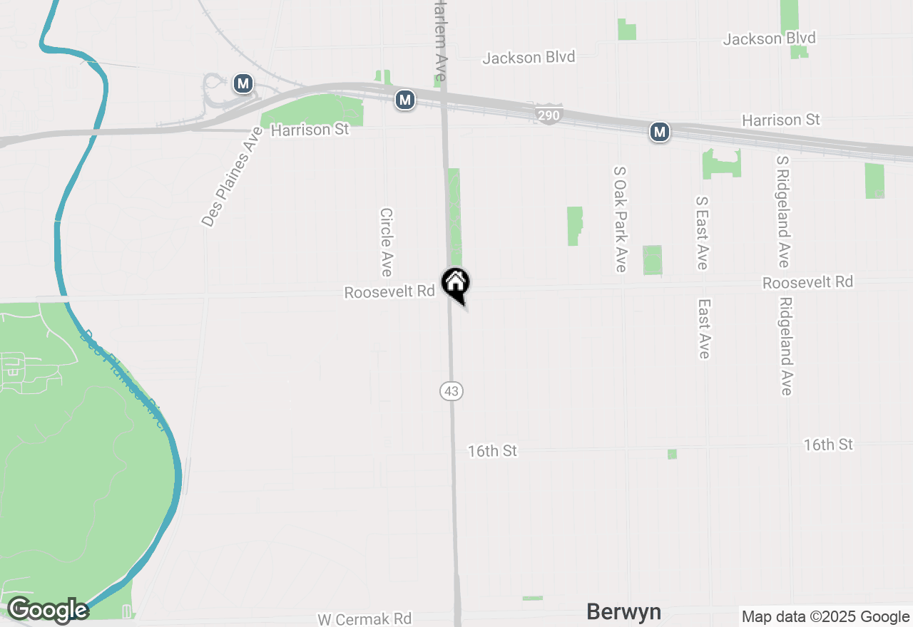 Map of 1227 S Harlem Avenue #514, Berwyn, IL 60402