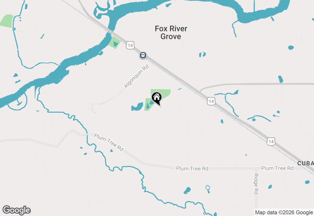 Map of 329 Bristol Lane, Fox River Grove, IL 60021