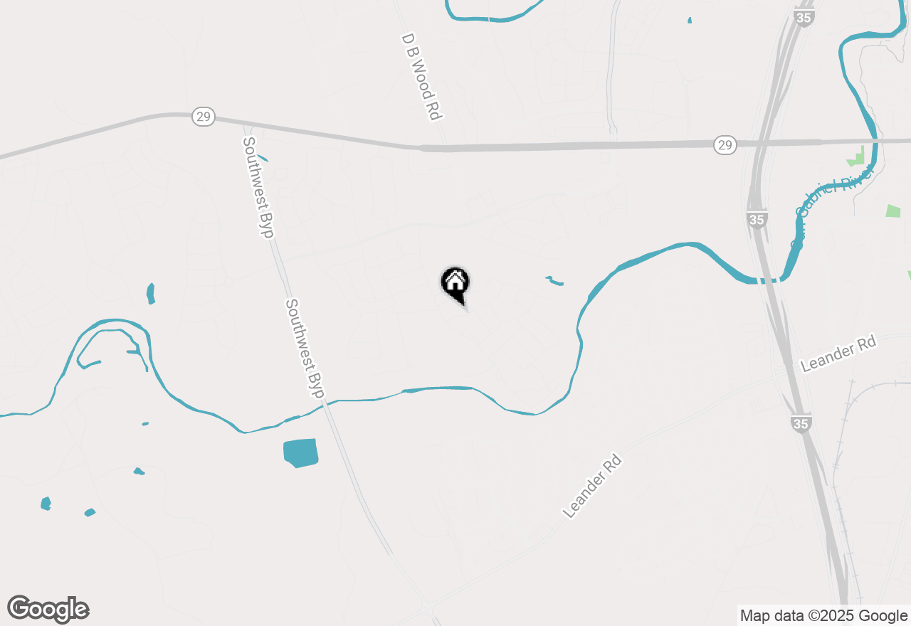 Map of 1013 Highcrest, Georgetown, TX 78628