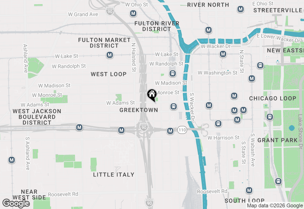 Map of 210 S Desplaines Street #1210, Chicago, IL 60661