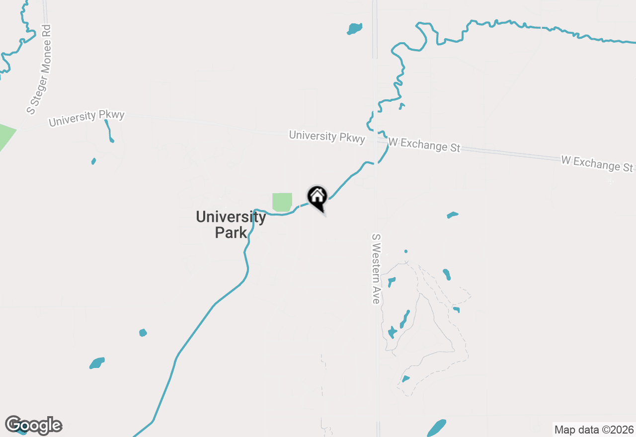 Map of 807 Union Drive, University Park, IL 60484