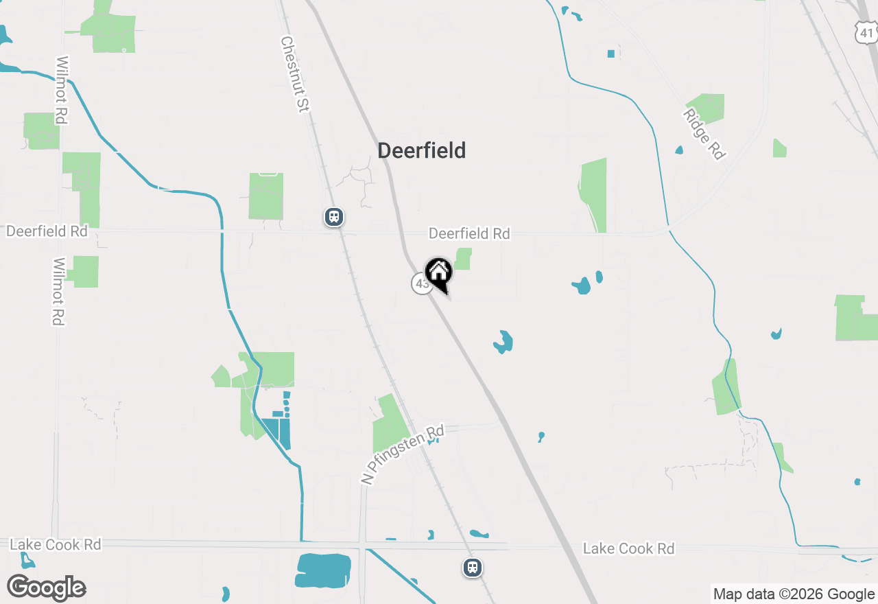 Map of 617 Waukegan Road, Deerfield, IL 60015