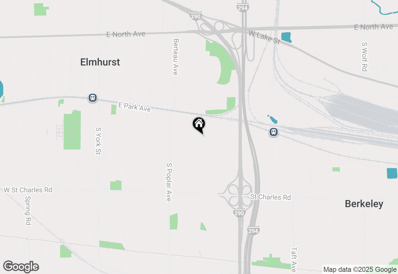 Map of 168 S Fairlane Avenue, Elmhurst, IL 60126