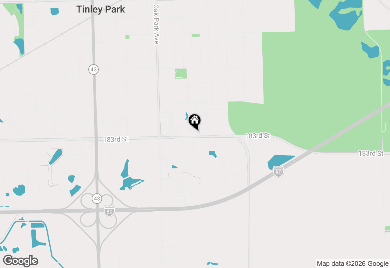 Map of 6601 Martin France Circle #2B, Tinley Park, IL 60477