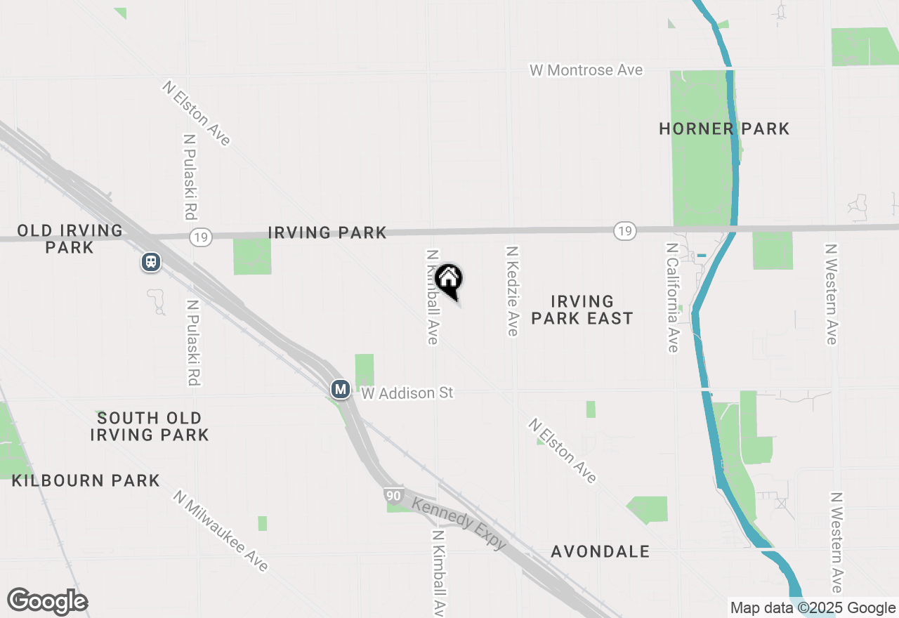 Map of 3800 N Christiana Avenue, Chicago, IL 60618