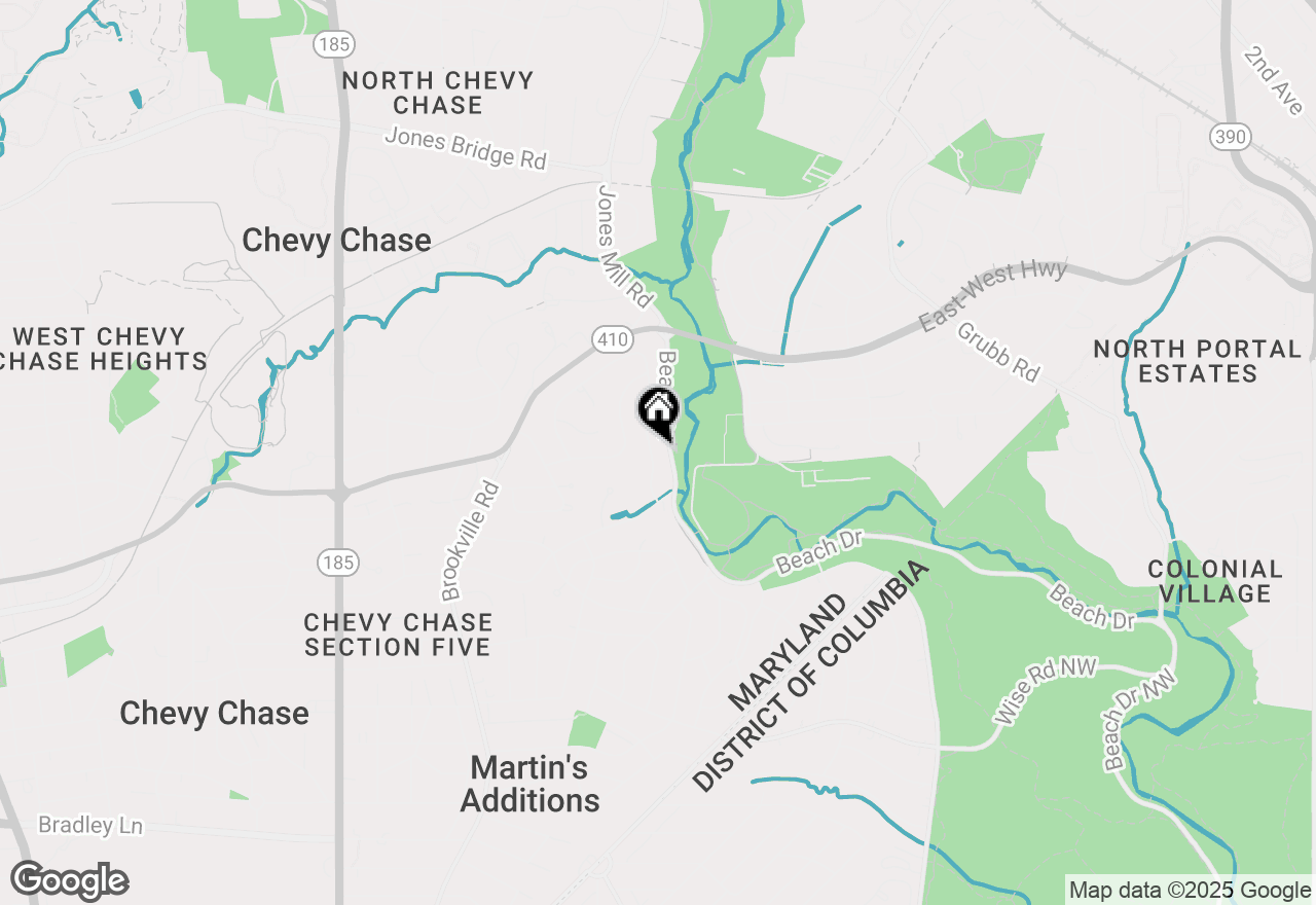 Map of 3113 Brooklawn Terrace, Chevy Chase, MD 20815