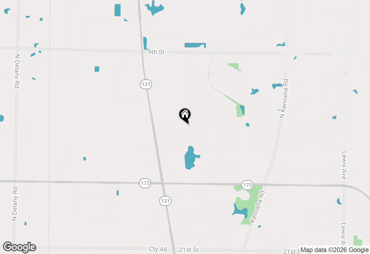 Map of 3816 Tickseed Drive, Zion, IL 60099