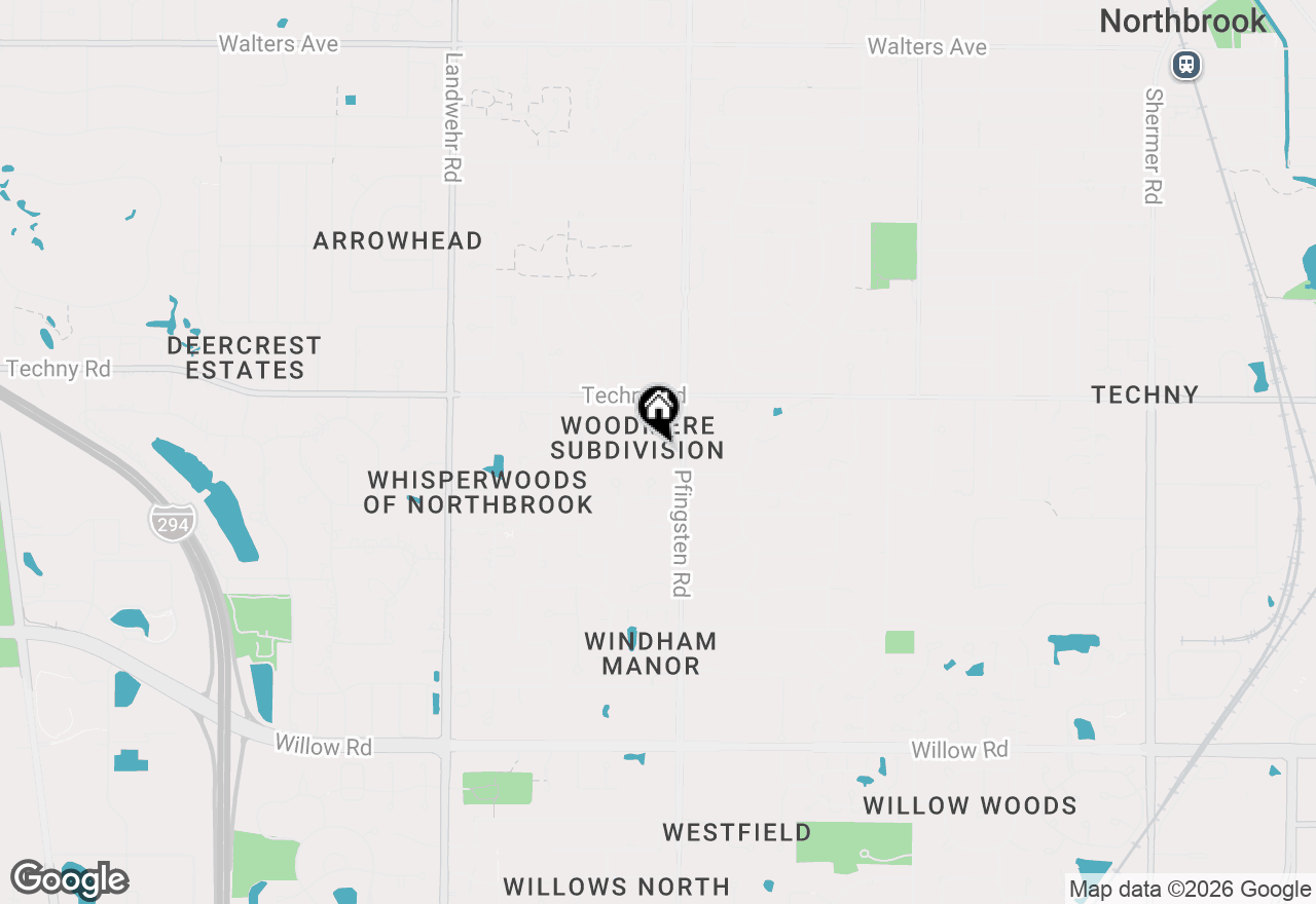 Map of 2100 Pfingsten Road, Northbrook, IL 60062
