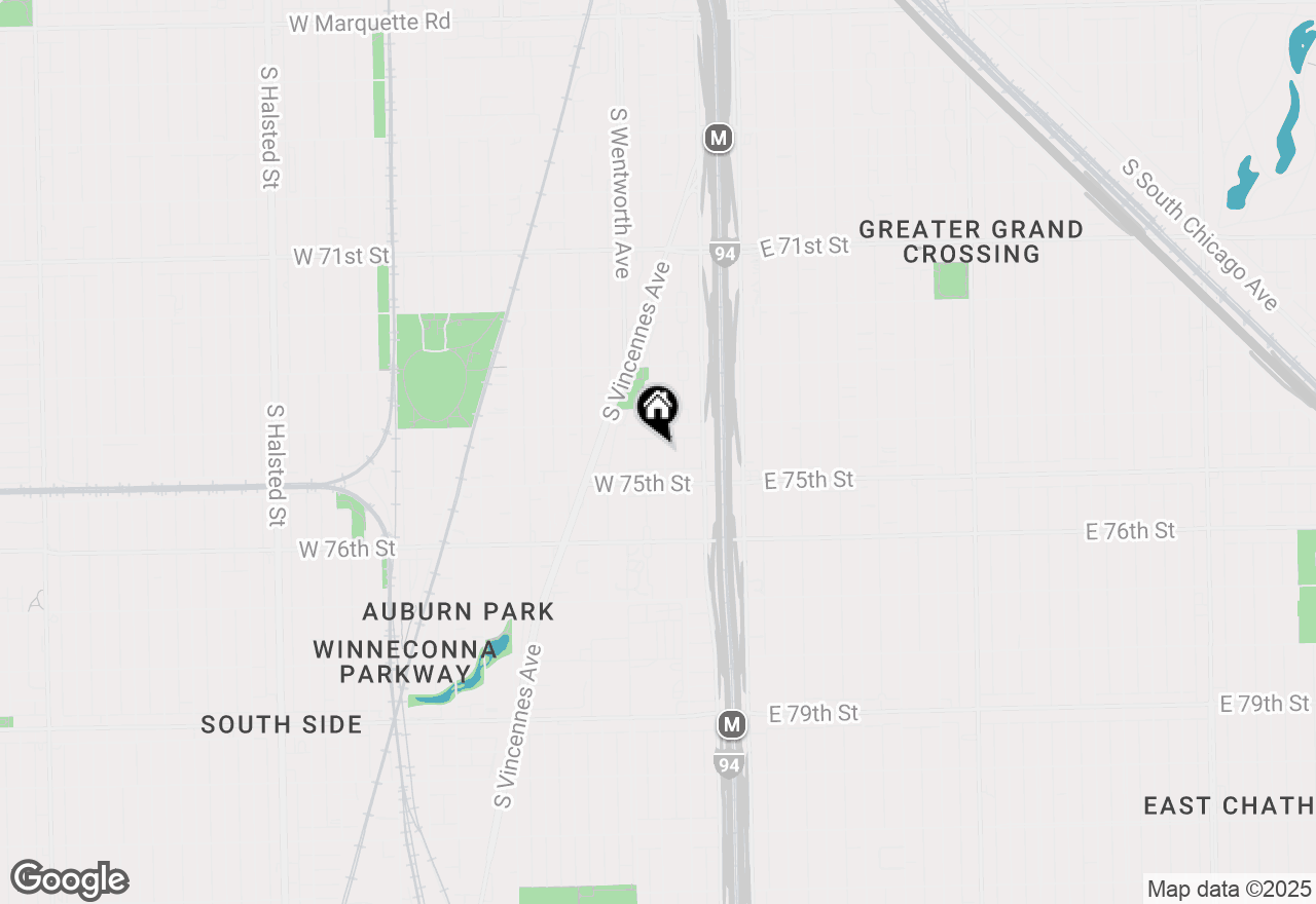 Map of 7428 S Perry Avenue, Chicago, IL 60621