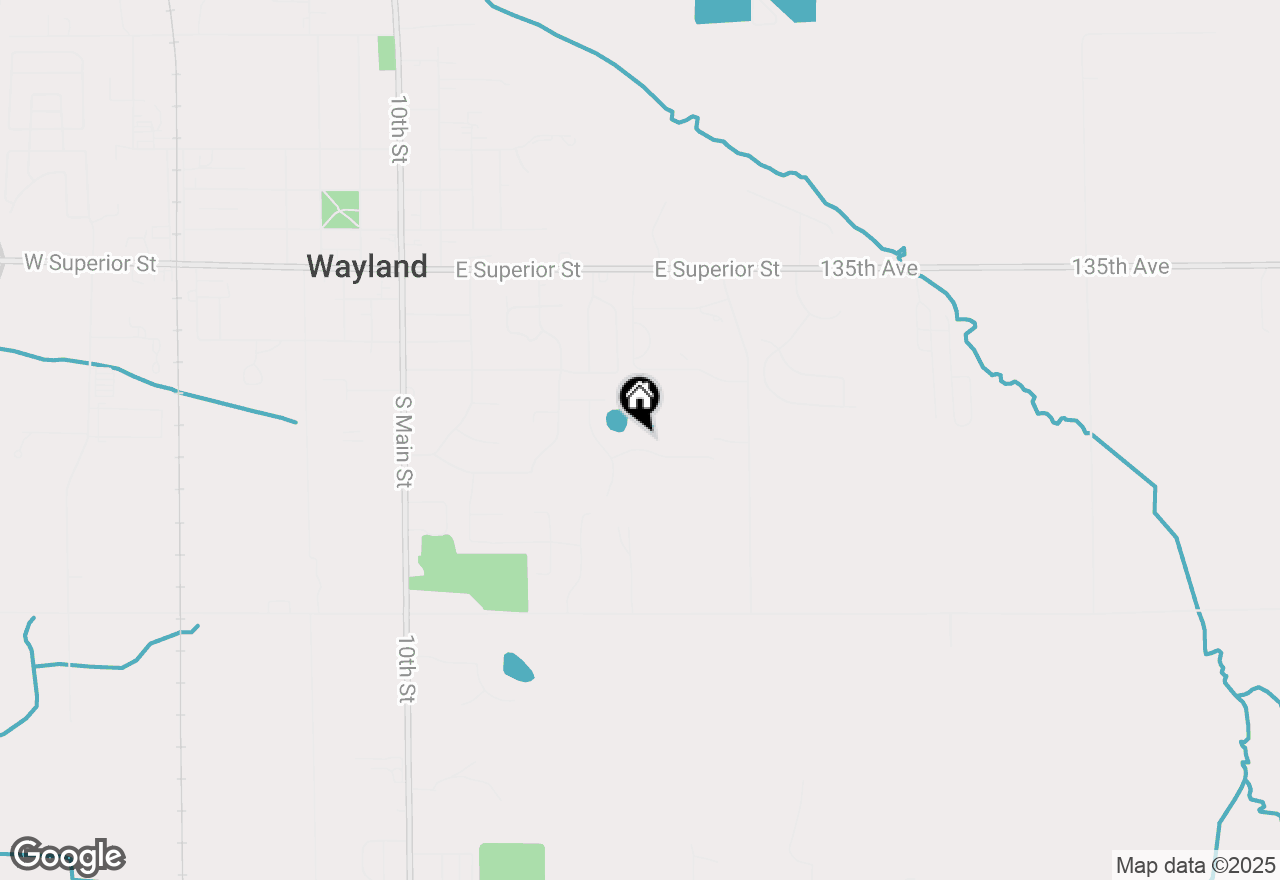 Map of 727 Wild Flower Court, Wayland, MI 49348