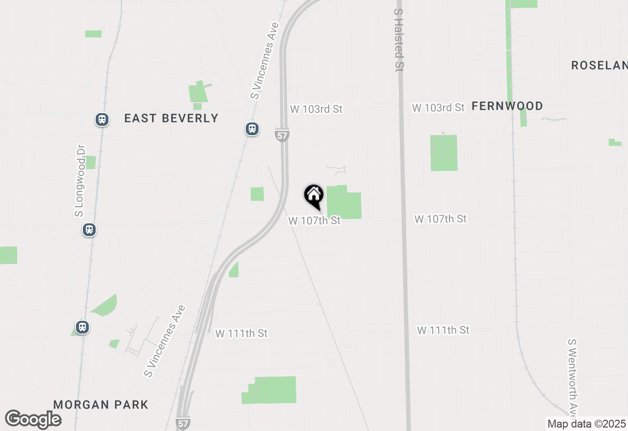 Map of 10653 S May Street, Chicago, IL 60643