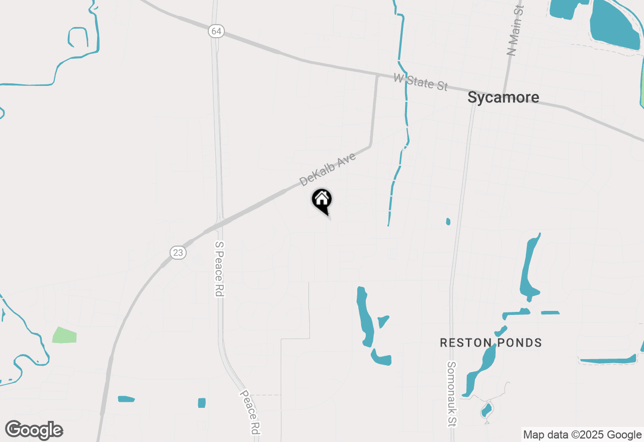 Map of 817 Meadow Lane, Sycamore, IL 60178