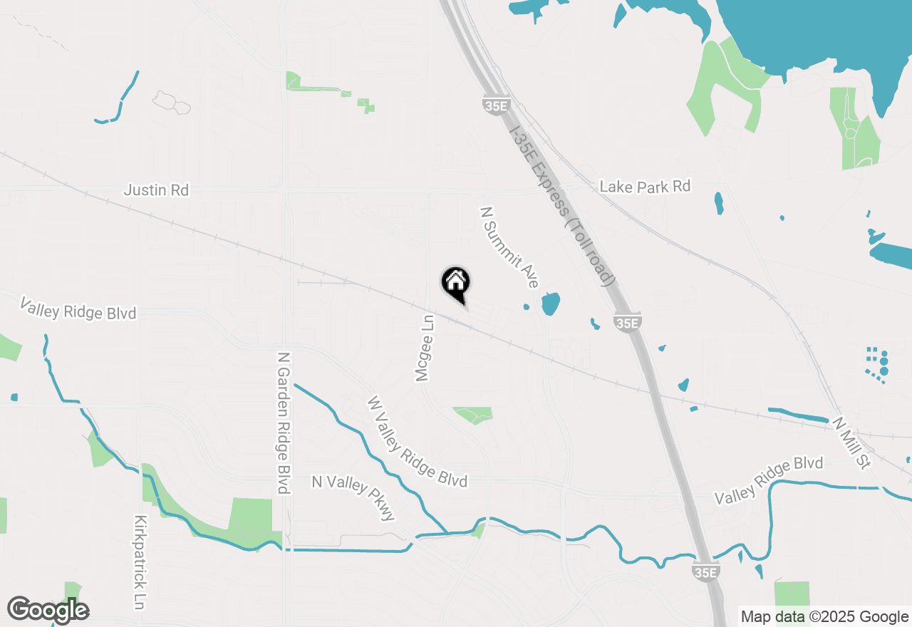 Map of 1278 Lamar Drive, Lewisville, TX 75077