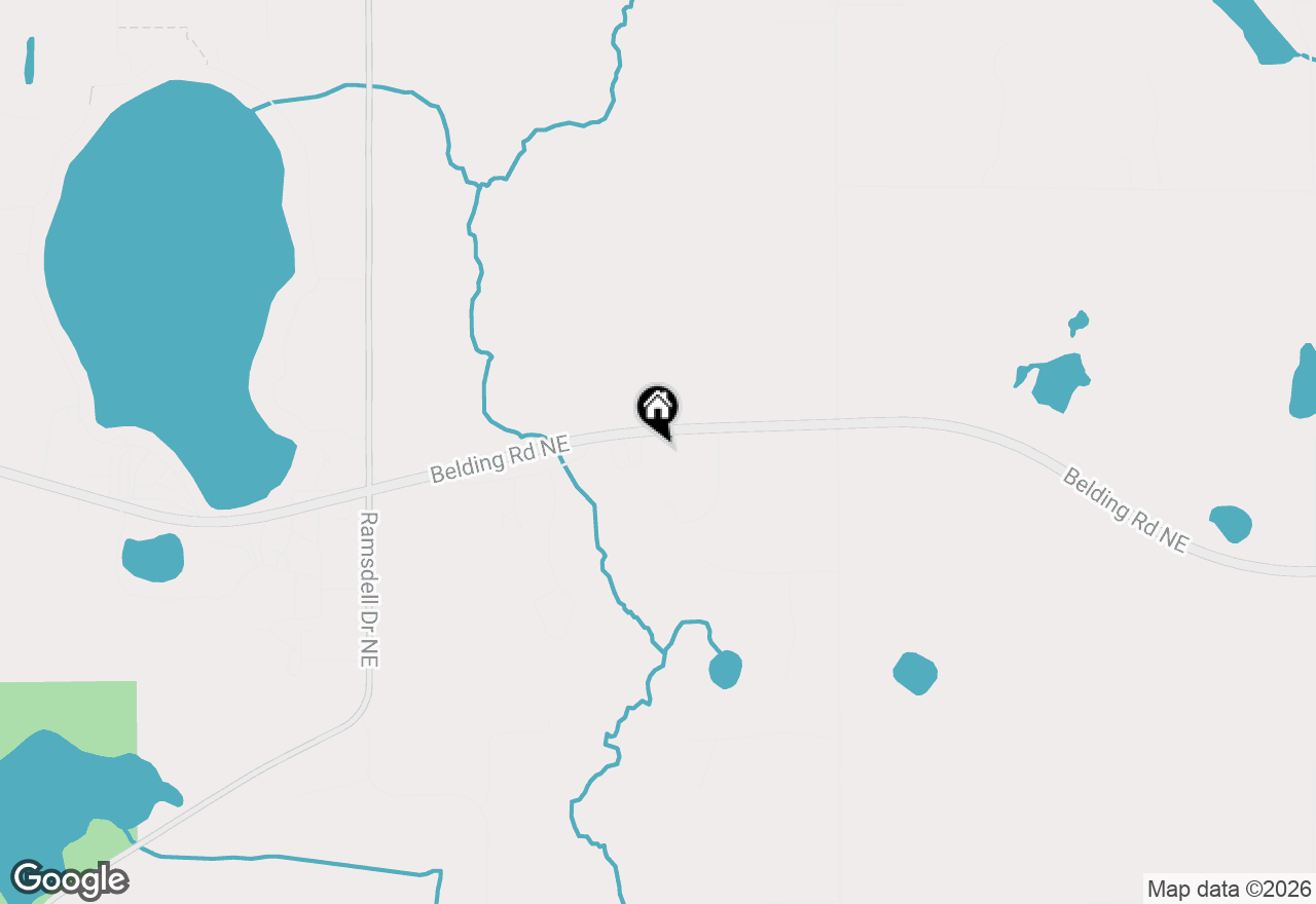 Map of 9300 Belding Road Ne, Rockford, MI 49341