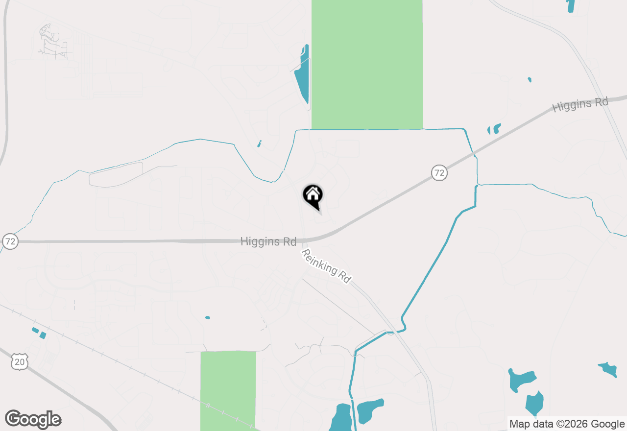 Map of 1594 Hannah Lane #1112, Pingree Grove, IL 60140