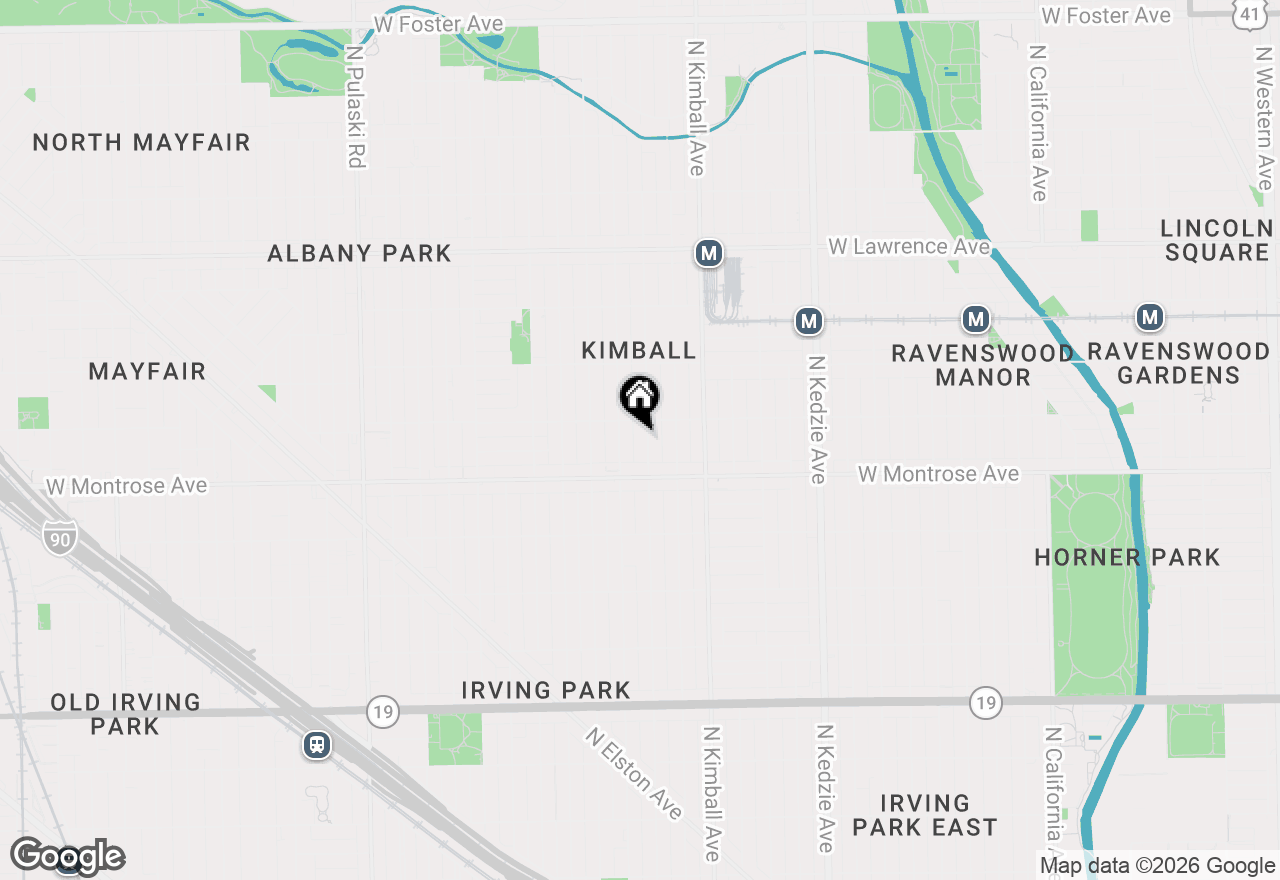 Map of 4440 N Saint Louis Avenue, Chicago, IL 60625