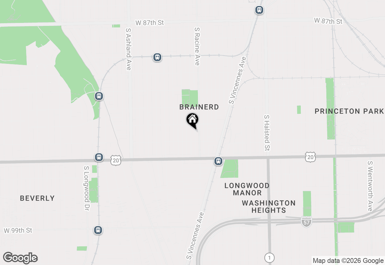 Map of 9327 S Elizabeth Street, Chicago, IL 60620