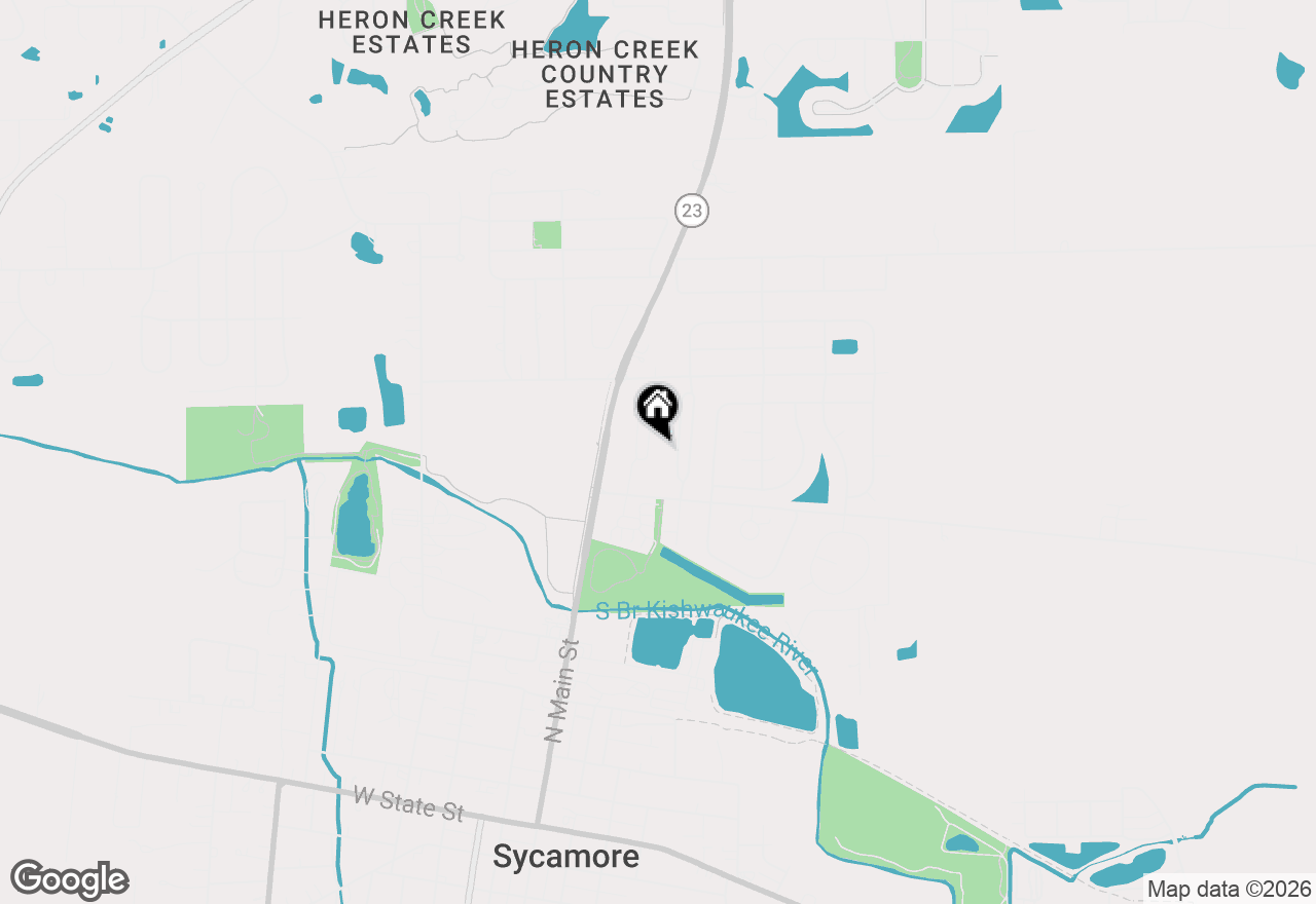 Map of 46 Kloe Lane #46, Sycamore, IL 60178