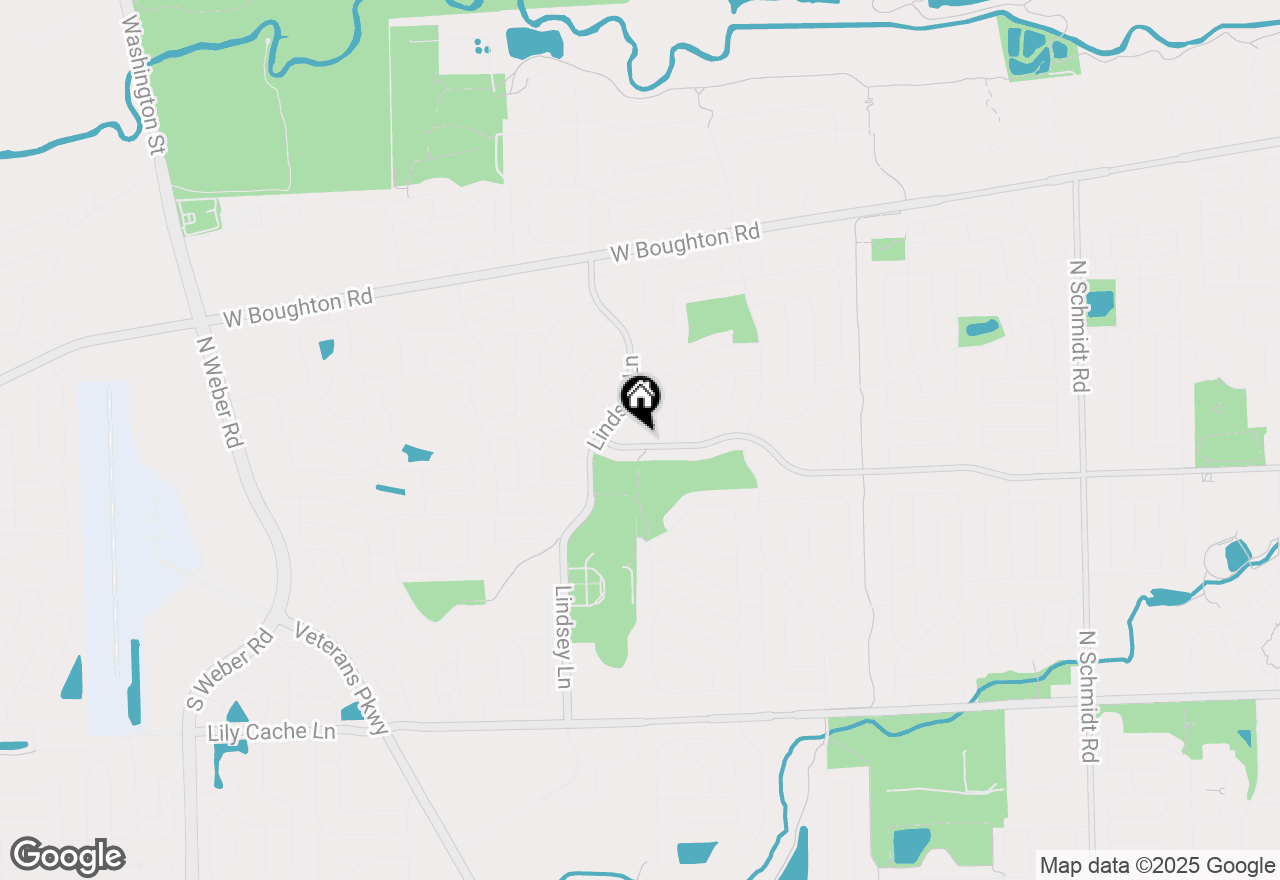 Map of 153 Christine Way, Bolingbrook, IL 60440